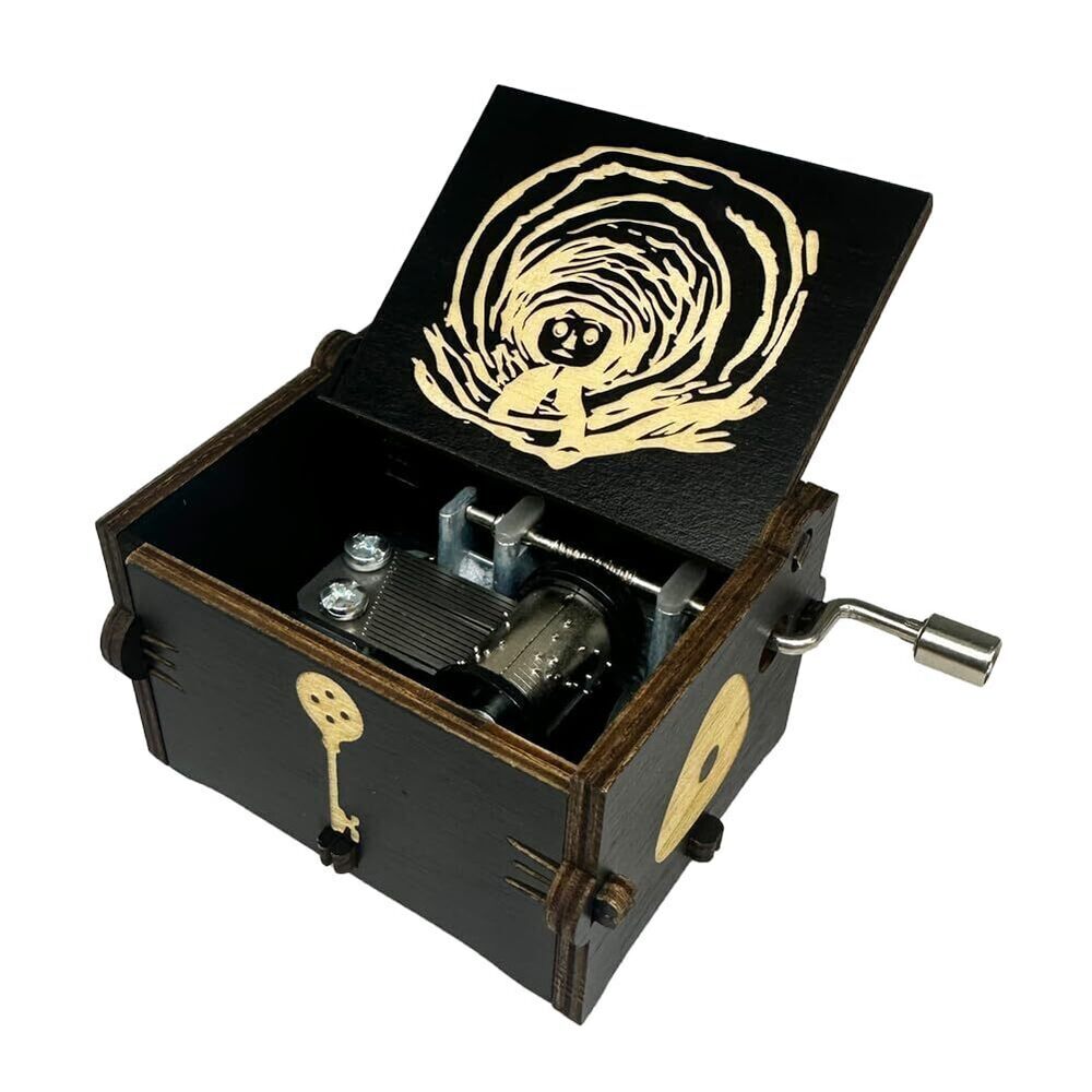 7276 Music Box Plays Can Can - Orpheus in The Underworld,Wood Engraved Hand